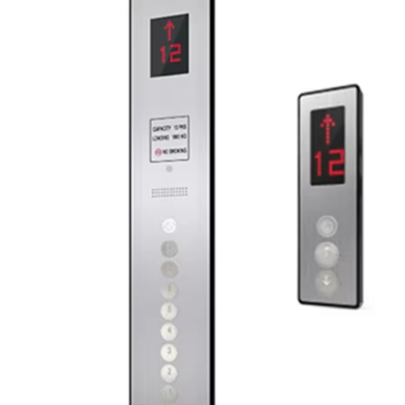 VTSP332 Elevator dele Firkantet trykknap med LED lys
