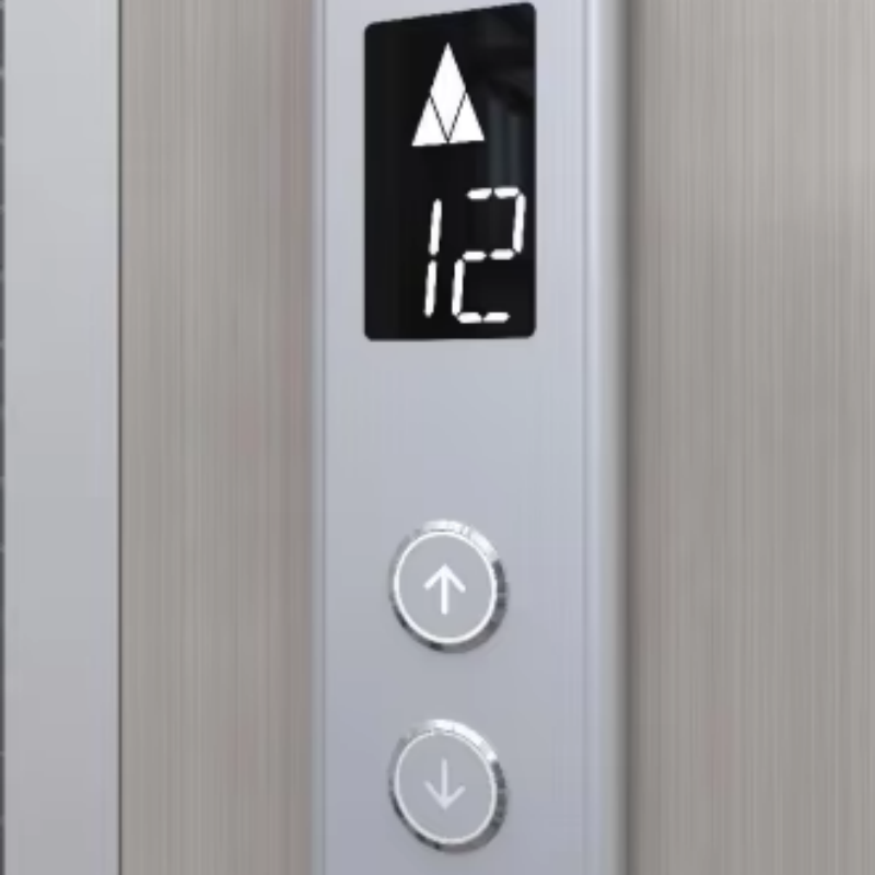 VTSP332 Elevator dele Firkantet trykknap med LED lys