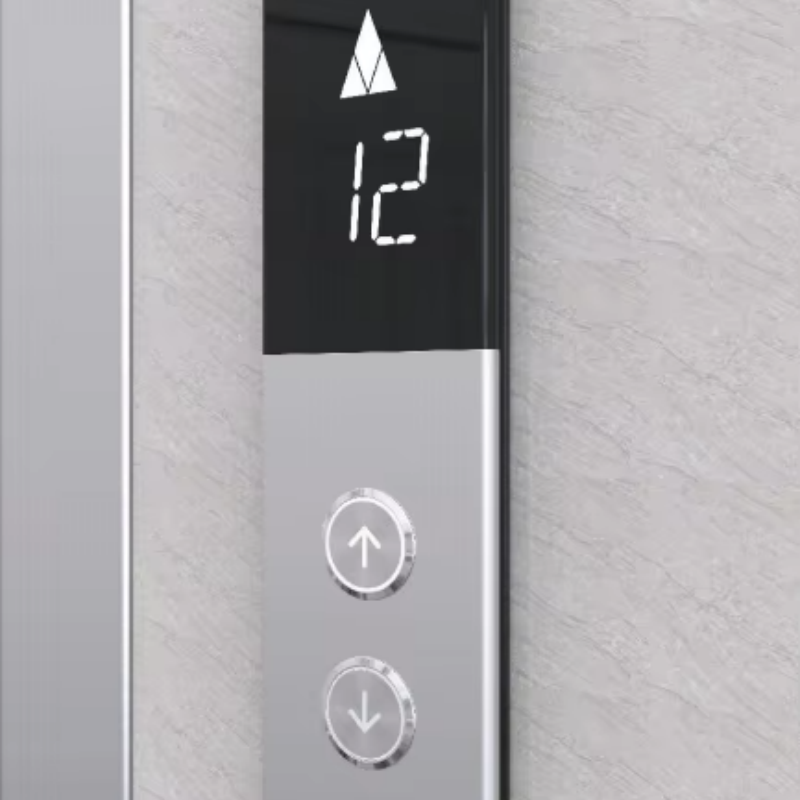 VTSP332 Elevator dele Firkantet trykknap med LED lys