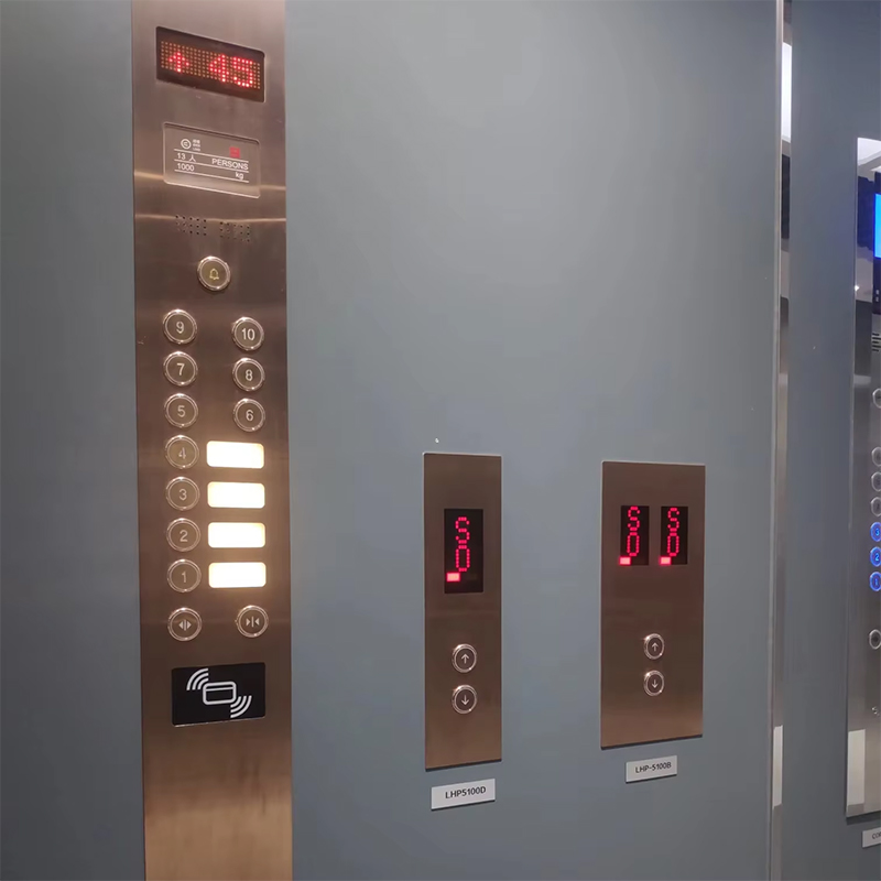 VTSP333 Moderne elevator i rustfrit stål, vægmonteret Touch Display Cop og Lop