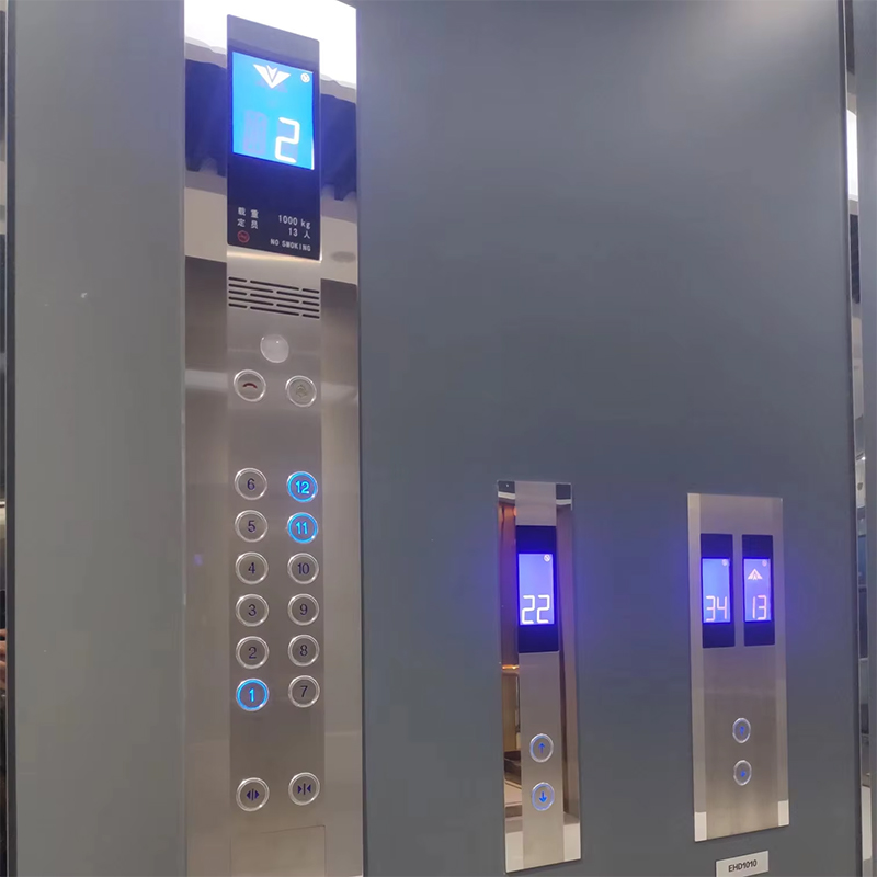 VTSP333 Moderne elevator i rustfrit stål, vægmonteret Touch Display Cop og Lop