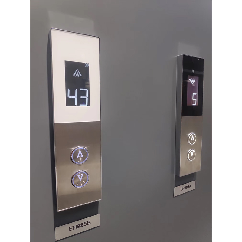 VTSP333 Moderne elevator i rustfrit stål, vægmonteret Touch Display Cop og Lop