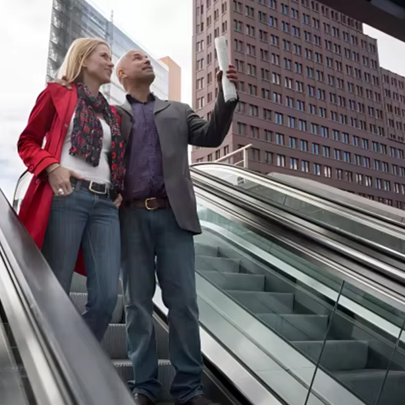 VTES102 0,5m_s Speed ​​Elevator Udendørs rulletrappe og bevægelige gåture til fabrikspris