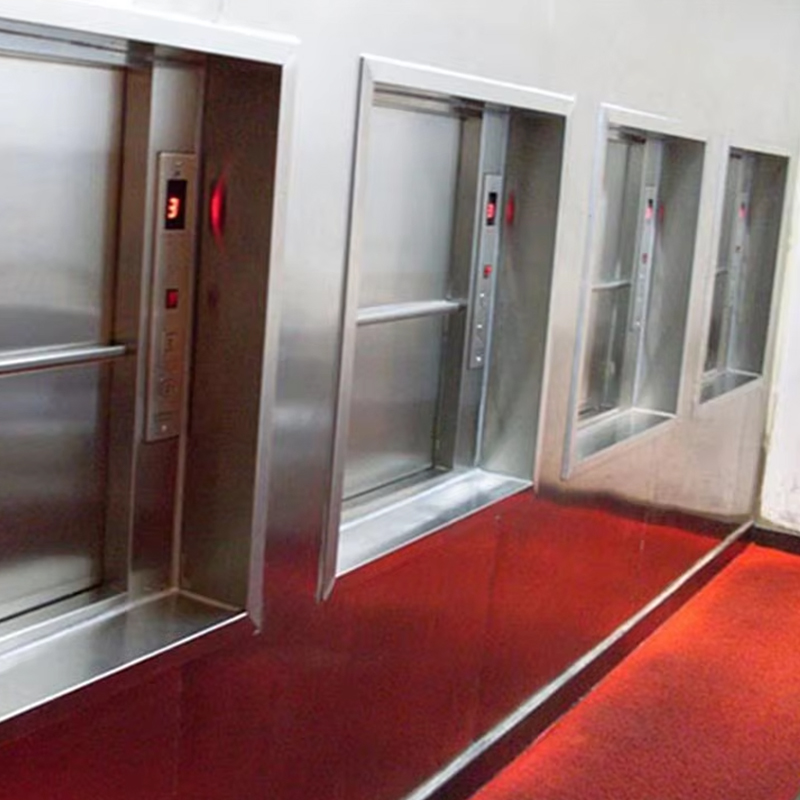 VTEF108 Elektrisk gearløs AC-stumtjenerlift med PVC-gulv til restaurant- og hotelkøkkenservice