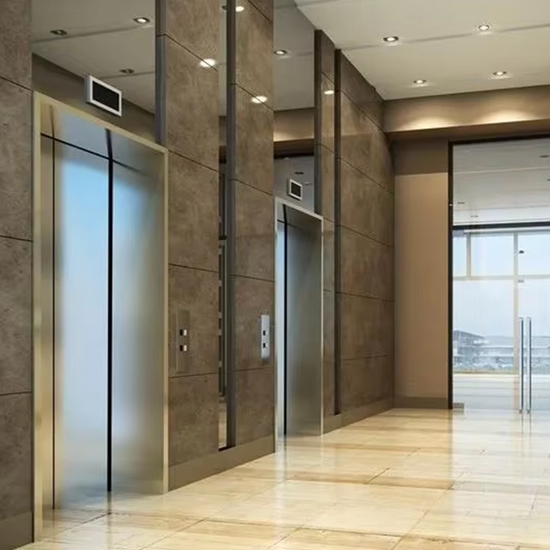 VTEP118 Elevadores avancerede passagerelevatorer Gearless AC PVC rustfrit stål konstruktion ISO90001 certificeret smarte funktioner Forbedre