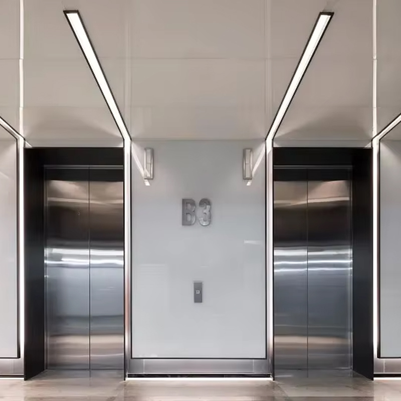 VTEP118 Elevadores avancerede passagerelevatorer Gearless AC PVC rustfrit stål konstruktion ISO90001 certificeret smarte funktioner Forbedre