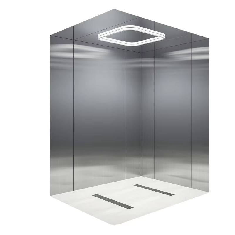 VTEP119 Ascensores passagerelevatorer Gearless AC til bygninger med flere etager ISO9001 certificeret rustfrit stål Nem installation