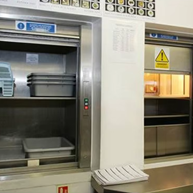 VTEF116 Ascensores Elevadores Restaurant Madlevering Stumtjener med sikkerhedsdørlås