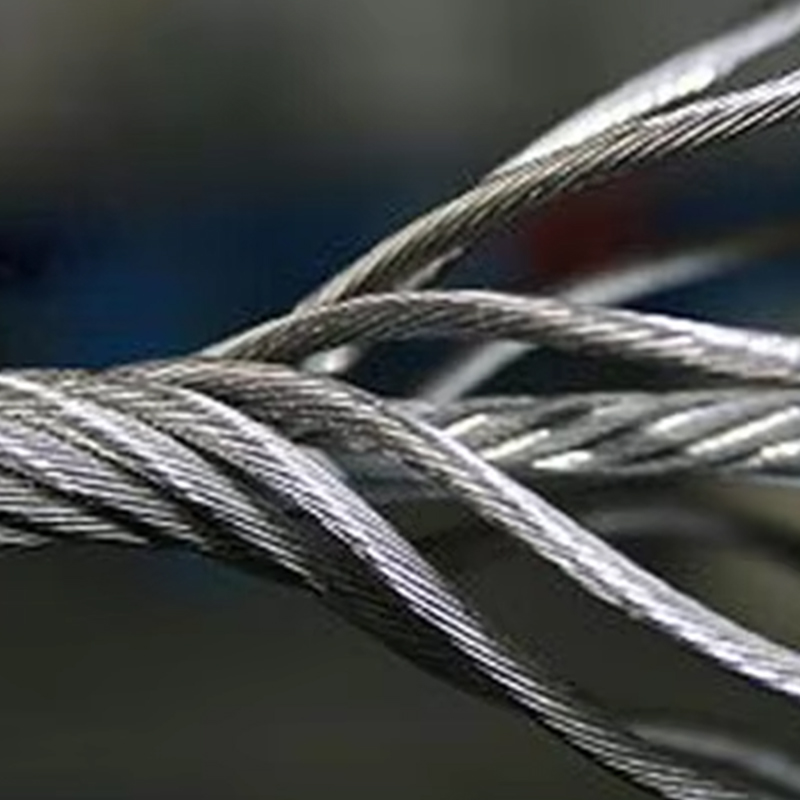 VTSP263 Kina fabrik 11mm høj trækstyrke varmebestandig rustfrit galvaniseret elevator stål wire reb