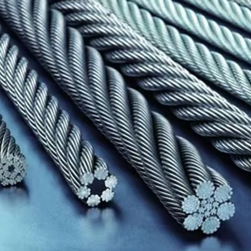 VTSP263 Kina fabrik 11mm høj trækstyrke varmebestandig rustfrit galvaniseret elevator stål wire reb