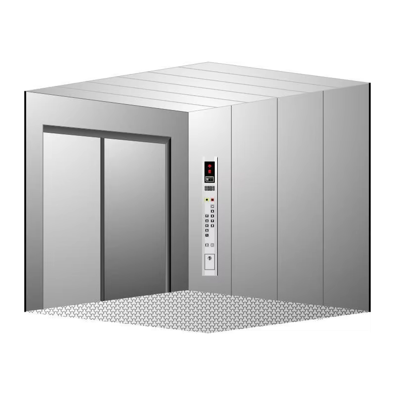 VTSP132 elevatordele Moderne design i rustfrit stål elevatorkabine Brugerdefineret størrelse til bolig- og kommercielle projekter