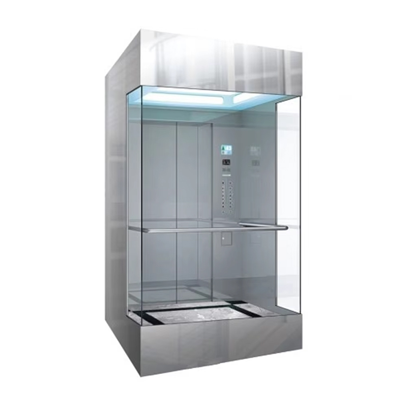 VTSP133 luksushotel elevatorkabine med premium rustfrit stål moderne design tilpasset farve 1 års garanti