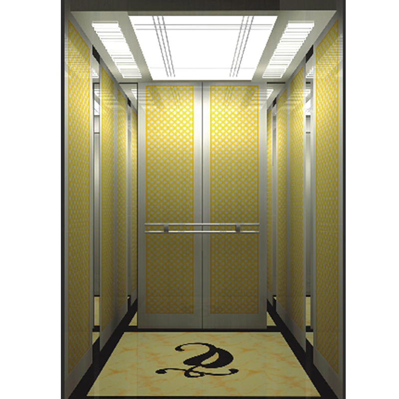 VTSP135 Elevator dele og tilbehør Kommerciel passagerliftkabine med anti-ridse vægpaneler