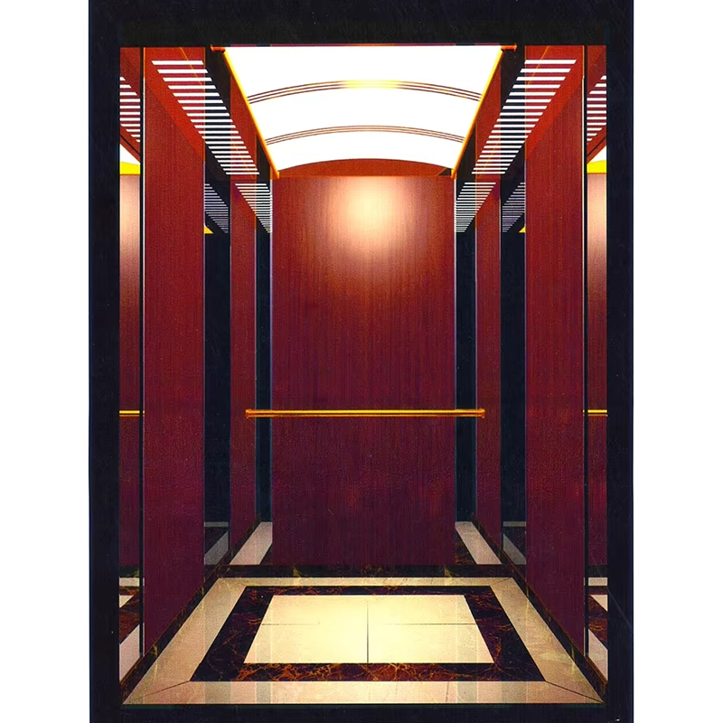 VTSP135 Elevator dele og tilbehør Kommerciel passagerliftkabine med anti-ridse vægpaneler