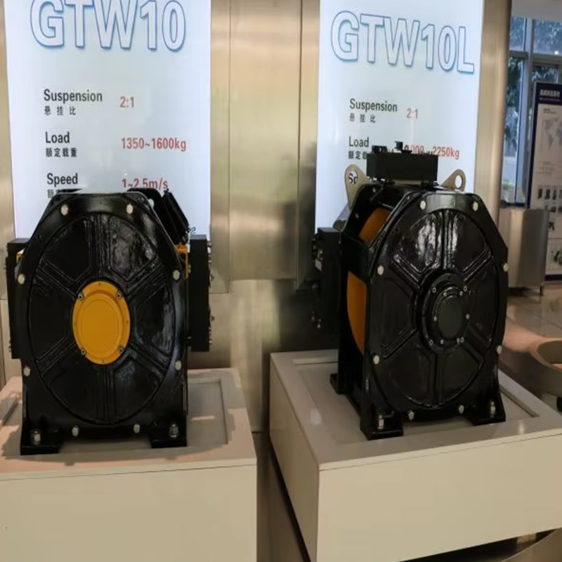 VTSP239 Lille Lift Elevator Dele Rumløs Gearless Traction Machine Motor