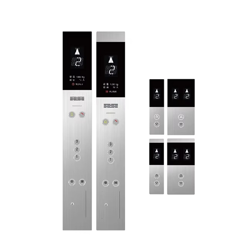 VTSP345 Fabrikspris Moderne design i rustfrit stål elevatordørpanel med elevatorknap Vægmonteret COP LOP