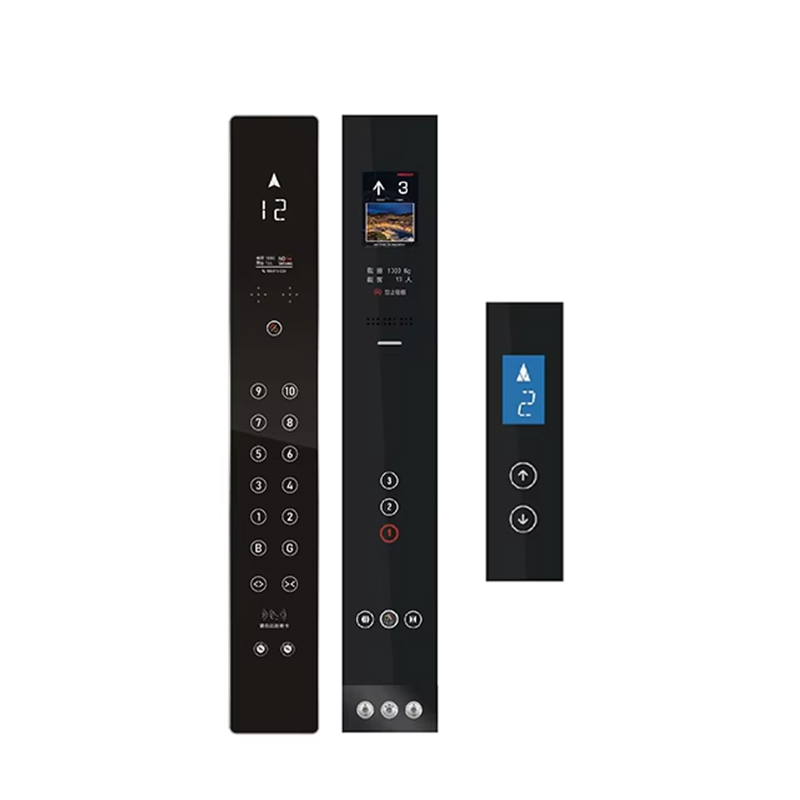 VTSP345 Fabrikspris Moderne design i rustfrit stål elevatordørpanel med elevatorknap Vægmonteret COP LOP