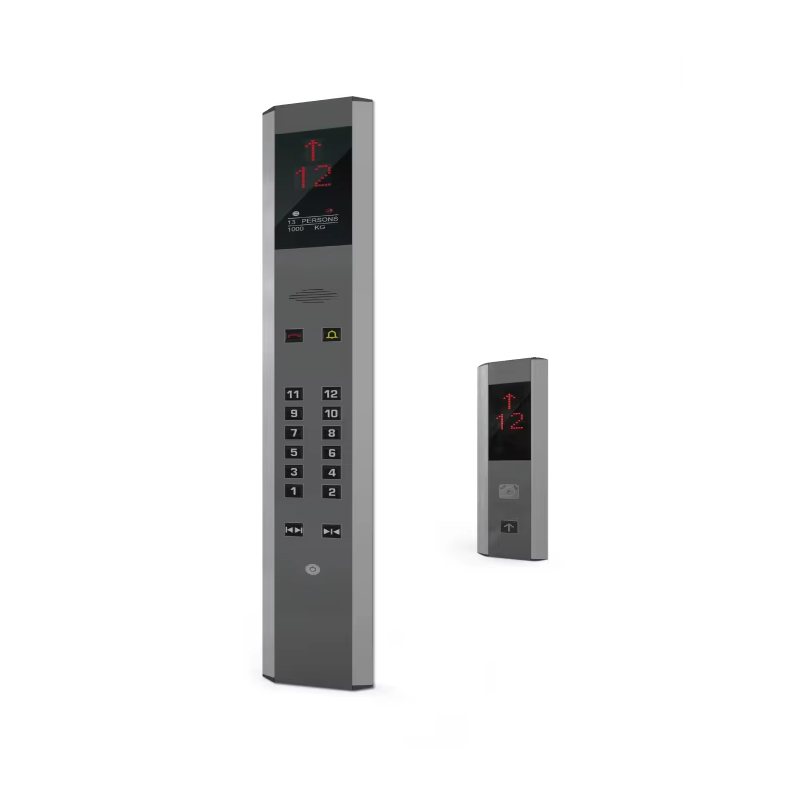 VTSP 385 Segment DOT Matrix Display Moderne Rustfrit Stål Elevator Indicator Display Screen COP LOP Parts ISO9001 Certified